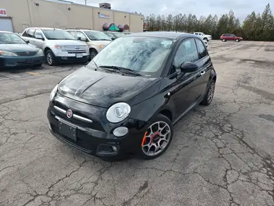 LOW MILEAGE 2015 FIAT 500 SPORT. Equipped with keyless entry, leather seats, Bluetooth, CD-Player, U...