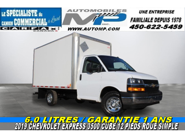 2019 Chevrolet Express Commercial Cutaway 3500 CUBE 12 PIEDS ROU in Cars & Trucks in Laval / North Shore