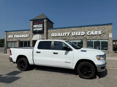 2022 Ram 1500 Tradesman Crew Cab 4X4 - In Bright White - Powerful and fuel efficient 3.6L V6 Engine...
