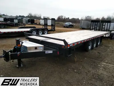 Canada Trailers Electric/Hydraulic Tilt Trailer 8x24 ft 21,000 lbs GVWR See more inventory online at...