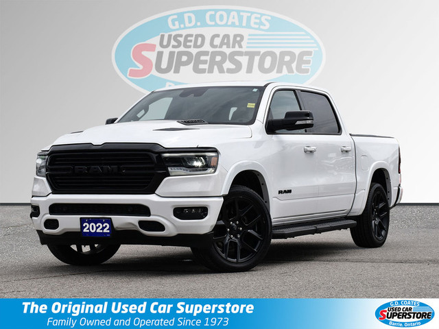 2022 Ram 1500 Laramie Crew Cab 4x4 ~Nav ~Leather ~Harman/Kardon in Cars & Trucks in Barrie