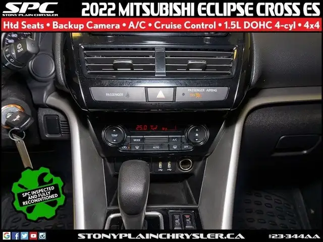 2022 Mitsubishi Eclipse Cross ES dans Autos et camions dans Saint-Albert - Image 19