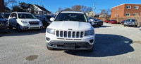2016 JEEP COMPASS HIGH ALTITUDE, 4WD, Automatic, white exterior, black leather interior, power windo... (image 1)