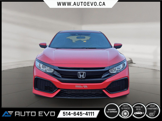 2019 Honda Civic LX HATCHBACK * CAMERA * SIEGE CHAUFFANT * MAGS  dans Autos et camions  à Ville de Montréal - Image 2