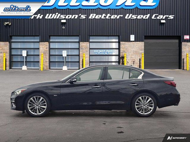 2018 INFINITI Q50 3.0t LUXE AWD | Leather | Sunroof | Navi in Cars & Trucks in Guelph - Image 2