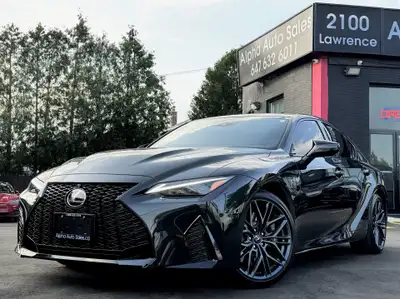 Lexus IS 500 F-Sport Performance RWD - 5.0 L V8 Naturally Aspirated - 472 HP - Black Exterior on Cir...
