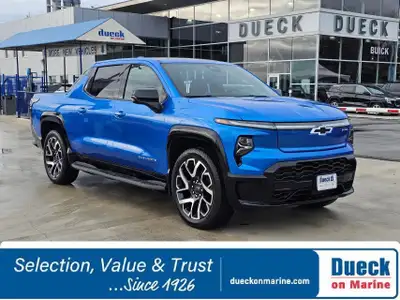 WAS: $121449 NOW: $111449Our dramatically designed 2025 Chevrolet Silverado EV RST Crew Cab 4X4 is b...