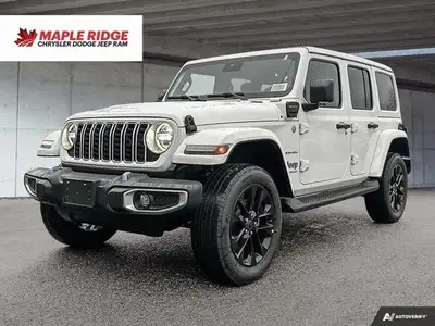 This Jeep Wrangler 4xe boasts a Intercooled Turbo Gas/Electric I-4 2.0 L/122 engine powering this Au...