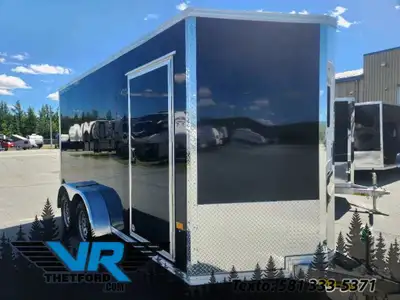 VR Thetford Paiement à partir de 0$/sem. + TX. 2024 Alcom Stealth C7X14S-IF Aluminium REMORQUE EN AL...