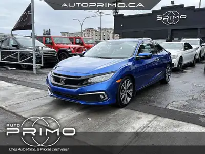 2019 Honda Civic Coupe Touring Cuir Toit Ouvrant Nav Carplay Cam