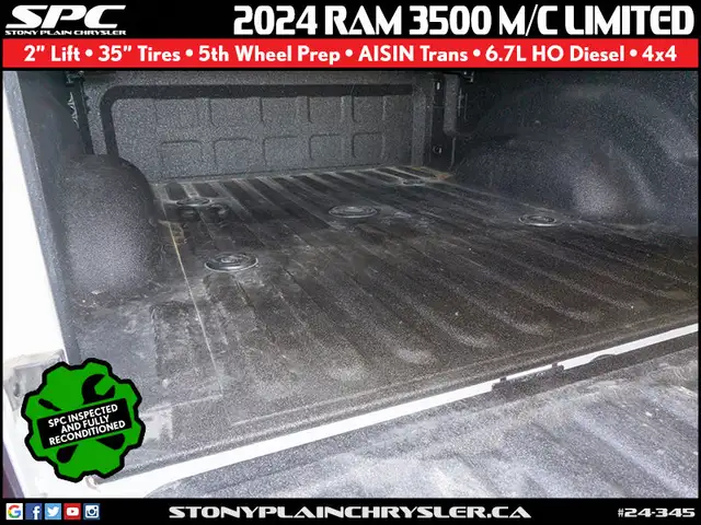 2024 RAM 3500 Limited 4x4 Mega Cab 6'4 in Cars & Trucks in St. Albert - Image 34