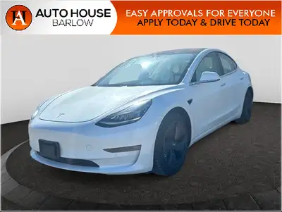 2018 TESLA MODEL 3 LONG RANGE AWD WITH 118000KMS. NAVIGATION, BACK UP CAMERA, PANORAMIC ROOF, BLUETO...