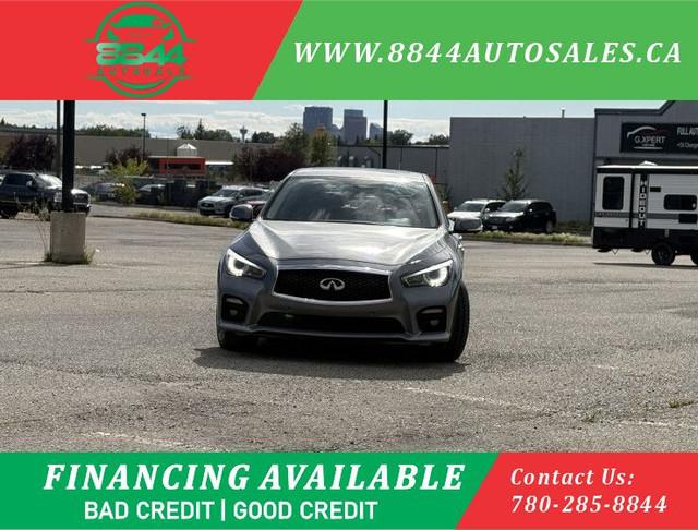 2017 Infiniti Q50 Red Sport 400 REBUILT STATUS, RED SPORT, AWD,  in Cars & Trucks in Calgary - Image 2