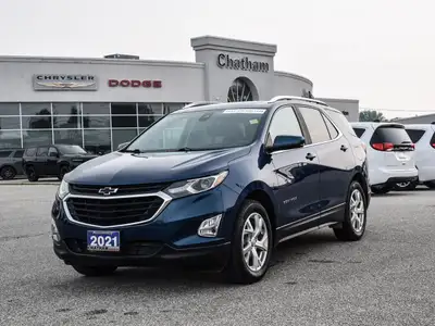 2021 Chevrolet Equinox 4D Sport Utility LT Blue AWD, 120-Volt Power Outlet, 17 Aluminum Wheels, 2 Re...