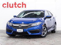 2016 Honda Civic LX w/ Apple CarPlay & Android Auto, Front Heate