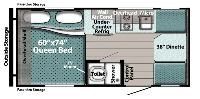 "NEW" 2025 TRAIL BOSS 170RX - $23,999. as low as $45 Weekly in Travel Trailers & Campers in Winnipeg - Image 10