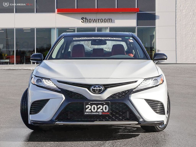 2020 Toyota Camry XSE Red Leather and Panoramic Sunroof. in Cars & Trucks in London - Image 2