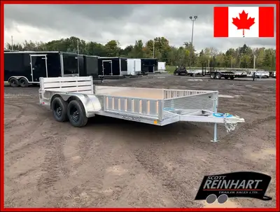 7000LB GVWR, 2 3500LB Spring Axle with Electric Brakes, 15 Inch Radial Tires, Aluminum Rims, All Alu...
