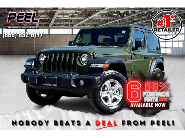 2022 Jeep Wrangler Sport S 2Dr | Cold Weather | Safety Grp | Tow in Cars & Trucks in Mississauga / Peel Region