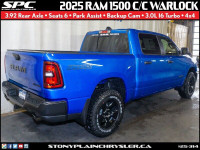 This 2025 Ram 1500 Crew Cab Warlock 4x4 pickup truck with 3.92 rear axle ratio, tow hitch, fog lamps... (image 2)