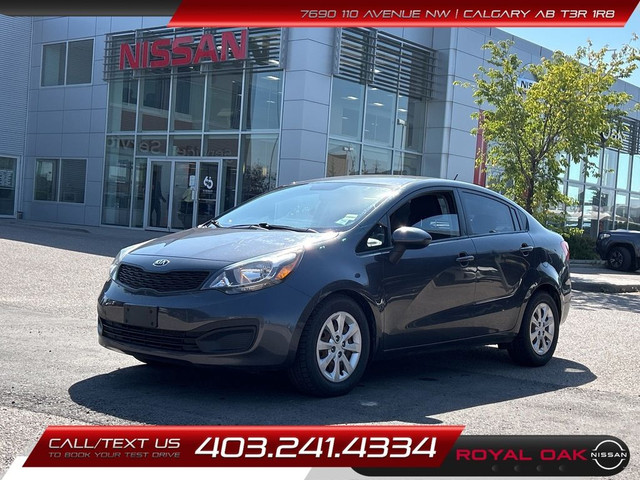 2014 Kia Rio 4dr Sdn Auto LX+ - AUTOMATIC / AIR CONDITIONING in Cars & Trucks in Calgary
