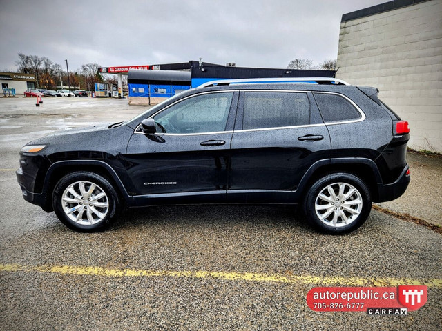 2015 Jeep Cherokee Limited V6 AWD Certified Sunroof Nav Leather  in Cars & Trucks in Barrie - Image 3