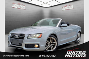2011 Audi A5 CERTIFIED~S-LINE CONVERTIBLE~NO ACCIDENTS~