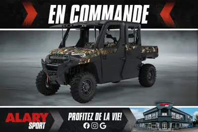 Ce CÔTE-À-CÔTE POLARIS RANGER CREW XP 1000 PREMIUM Edt. Northstar 2025 est disponible DÈS MAINTENANT...