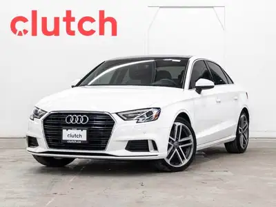 2020 Audi A3 Komfort w/ Apple CarPlay & Android Auto, Rearview C