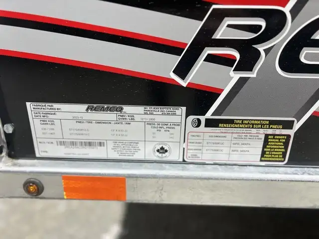 2025 REMEQ UG-5498T (4.5 x 8.2 Pieds) in Cargo & Utility Trailers in Laval / North Shore - Image 14