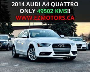 2014 Audi A4 2014 Audi A4 Komfort QUATTRO/YES ONLY 49502 KMS!!