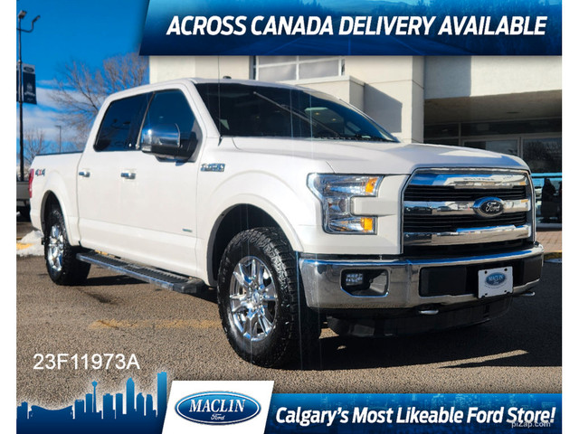  2016 Ford F-150 LARIAT CHROME APPEARANCE | TWIN ROOF | NAV in Cars & Trucks in Calgary