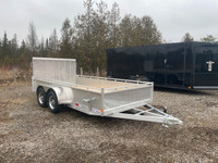 2024 Enbeck Aluminum 7x14ft TA Utility Trailer 7,000lb