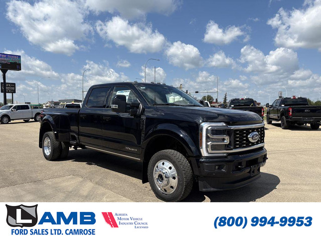 2025 Ford F-450 Super Duty DRW PLATINUM 8' Box 773A in Cars & Trucks in Edmonton