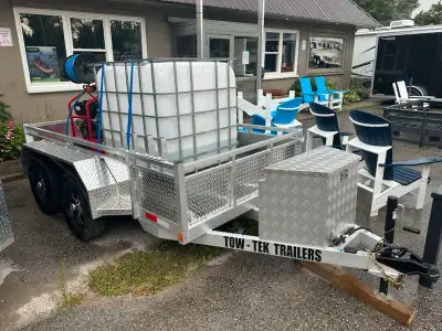 Our new Tow-Tek Rapid Rinse pressure washer trailer has everything you need to get going. These unit...