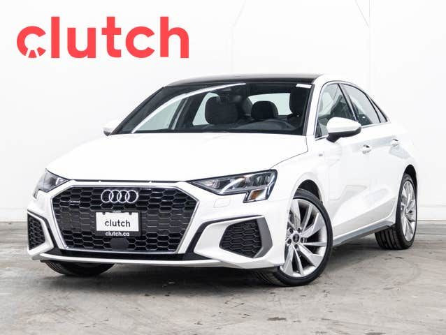 2023 Audi A3 Progressiv 40 AWD w/Apple CarPlay & Android Auto, C in Cars & Trucks in Ottawa