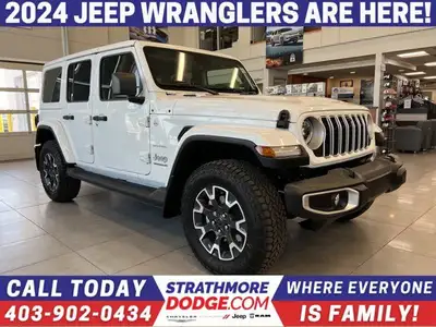 2024 Jeep Wrangler Sahara | LEATHER | NAVIGATION | AUX SWITCHES
