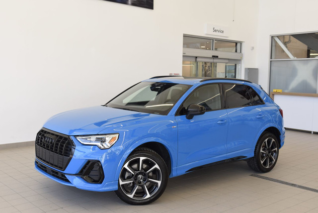 2022 Audi Q3 PROGRESSIV+S LINE+SPORT PACK BLACK PACKAGE+GARANTIE in Cars & Trucks in Laval / North Shore