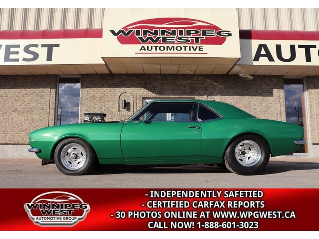  1967 Chevrolet Camaro RS/SS **PRO STREET** BLOWN BB CHEVY, TRUL in Classic Cars in Winnipeg