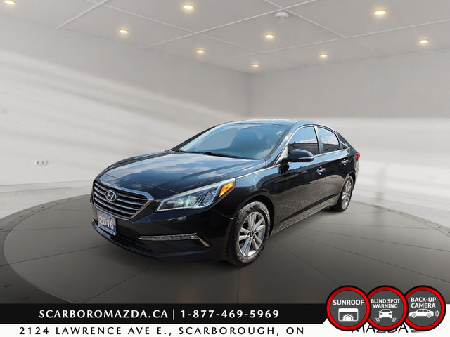 2016 Hyundai Sonata AUTO|BLIND SPOT MONITORING|REAR CAMERA 2.4L  in Cars & Trucks in City of Toronto - Image 3