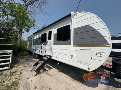 Forest River Wildwood travel trailer 32BHDS highlights: Private Bunkhouse Outdoor Kitchen U-Shaped D...