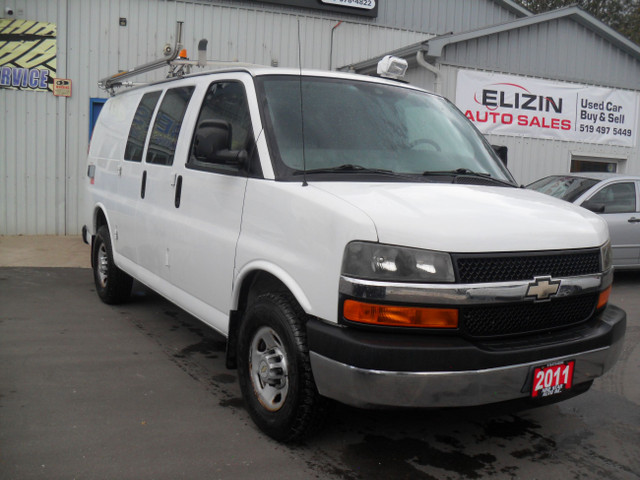 2011 Chevrolet Express Cargo Van|1 OWNER|DIESEL GENERATOR|157K in Cars & Trucks in Kitchener / Waterloo - Image 2