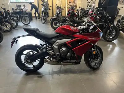 Get your triple-cylinder performance Triumph. Everyday Comfort with 660cc of Pure Mastery. 2025 Triu...