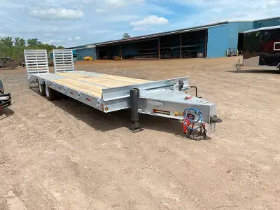 20 and 30 Ton Miska Galvanized Tag-along Air Brake Float Trailers Built right here at our factory in...