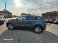 2017 KIA SPORTAGE LX, AWD, Automatic, blue exterior, black cloth interior, power windows, locks, mir... (image 2)