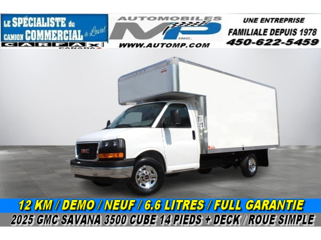 2025 GMC Savana CUBE 14 PIEDS + DECK / 12 KM / 6.6 LITRES NEUF in Cars & Trucks in Laval / North Shore