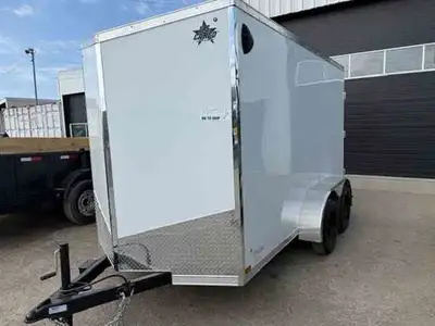 2025 Forest River 6 x 12 tandem axle 7000lb GVWR with a cargo capacity of 5300lbs. This is our PRO S...
