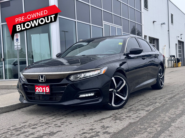 2019 Honda Accord Sport 1.5T Leather, Heated Front Seats in Cars & Trucks in London