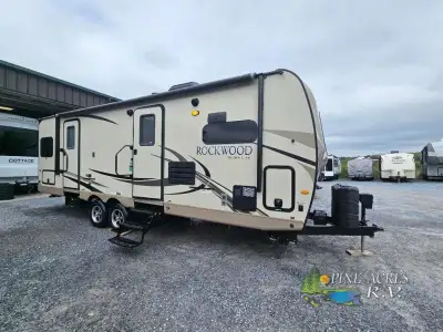 Forest River Rockwood Ultra Lite travel trailer 2608SB highlights: Rear Bedroom Front Kitchen Dual E...