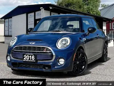 2016 MINI Cooper S – Sporty, Stylish, and Ready to Turn Heads! Blue Exterior | Black Interior | Clea...